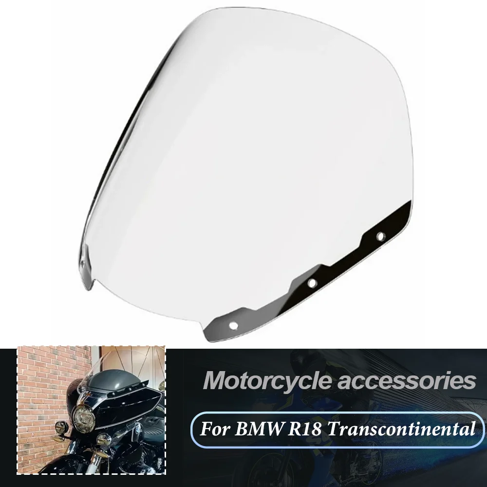 Motorcycle Windscreen Windshield Cover Wind Screen Shield Airflow Deflectors For BMW R18 Bagger R 18 Transcontinental