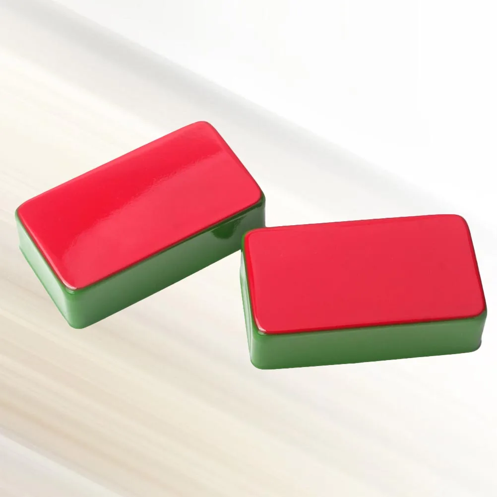 

2 Pcs Electric Guitar Pickup Cover Coil Pickups Bass Frame Brass Parts Sealed Humbucker Covers