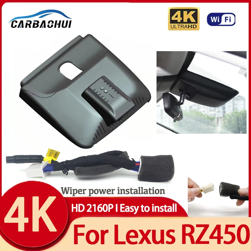 

Dash Cam 4K for Lexus RZ 450e PREMIUM/LUXURY AWD Electric 2023,Car Dash Camera for the First Fully Electric For Lexus RZ450