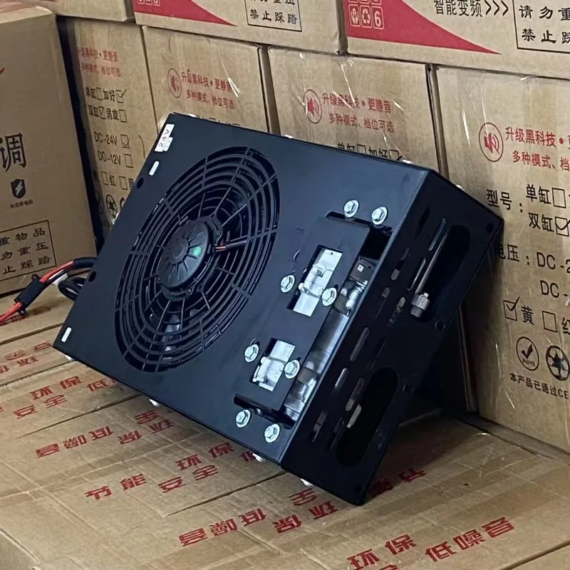 High Quality 12V Split Parking Air Conditioner for Truck & RV Mobile AC with R-134A Refrigerant & Cooling Compressor Fan
