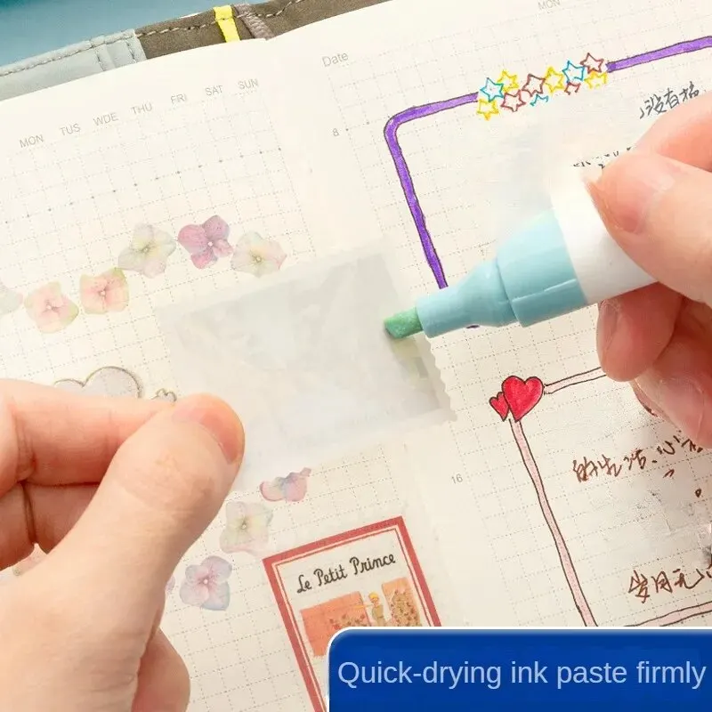 قلم توزيع كبير السعة من الأدوات المكتبية M & G ، سريع الجفاف على الوجهين ، سمك قابل للتعديل ، كتيب يدوي ، لون ، 3