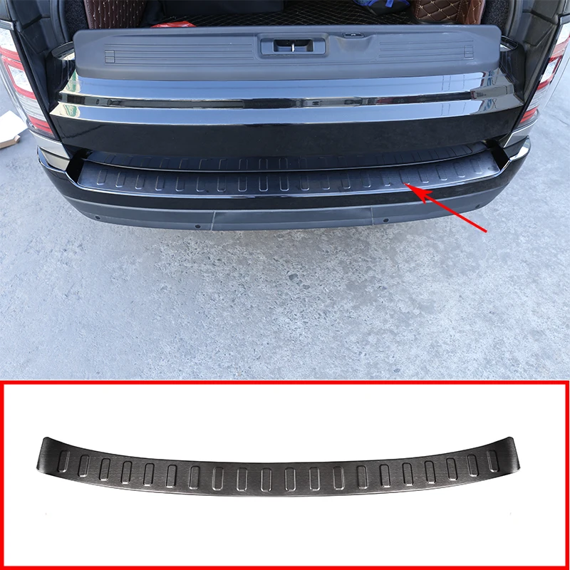 For Land Rover Range Rover Vogue L405 2013-2018 Car Accessories 1 Pcs Stainless Steel Rear Outside Bumper Plate Cover