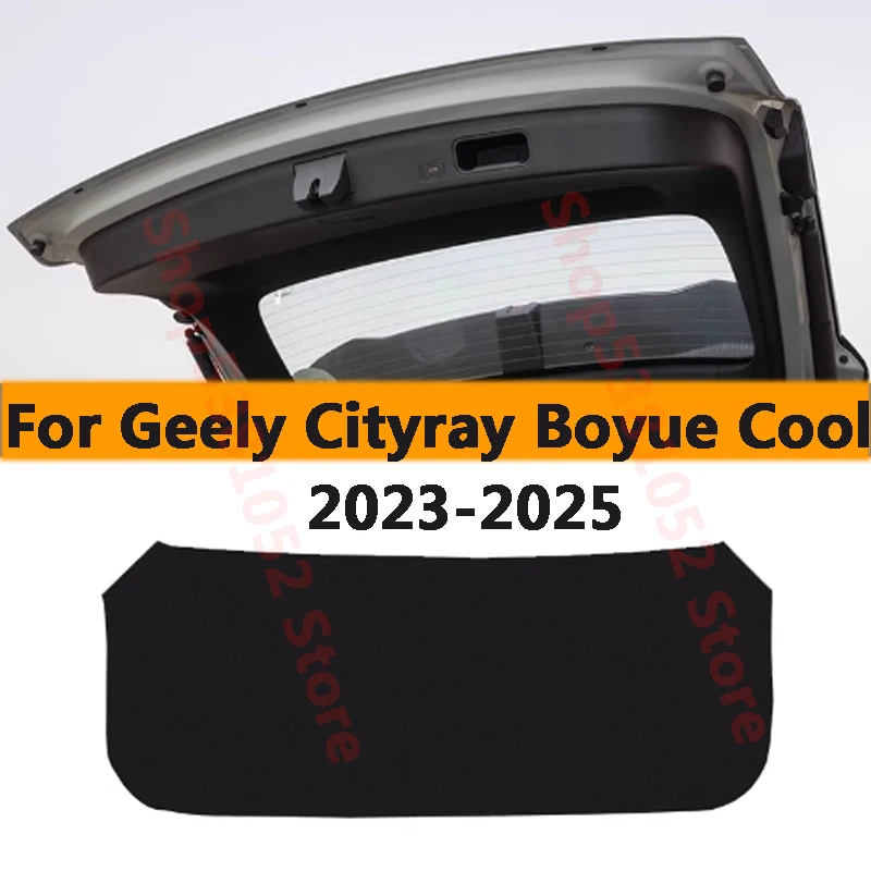 Для Geely Cityray Boyue Cool 2023 2024 2025 автомобильный задний багажник, защитная накладка на багажник, искусственная кожа, антигрязная накладка, аксессуары
