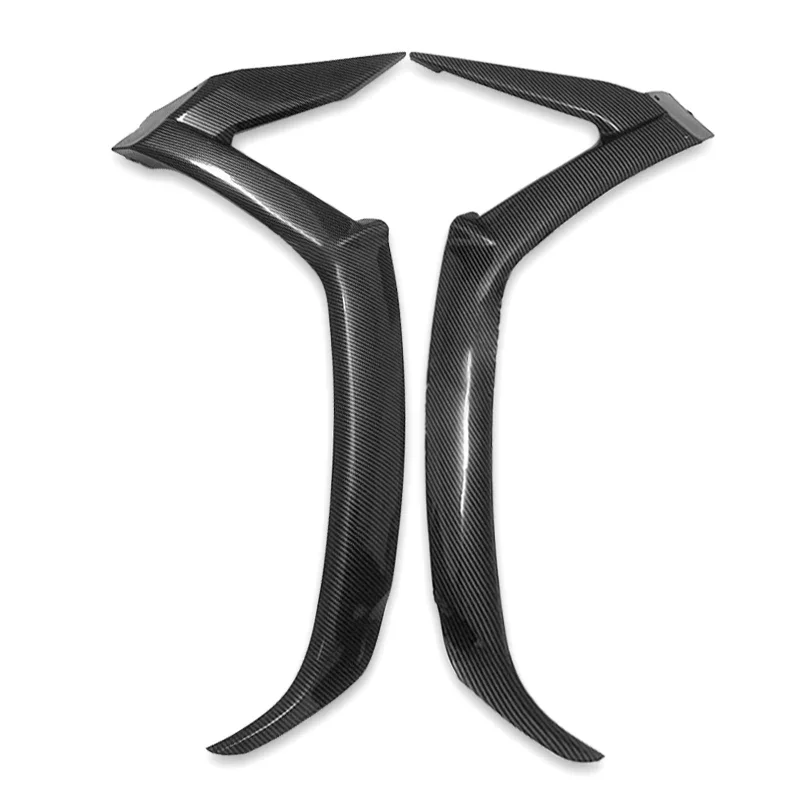 For Kawasaki ZX-10R 2011-2020 Motorcycle Carbon Fiber Front Trim Panel Radiator Cover Cowl Side Fairing Edges Side Panel ZX10R