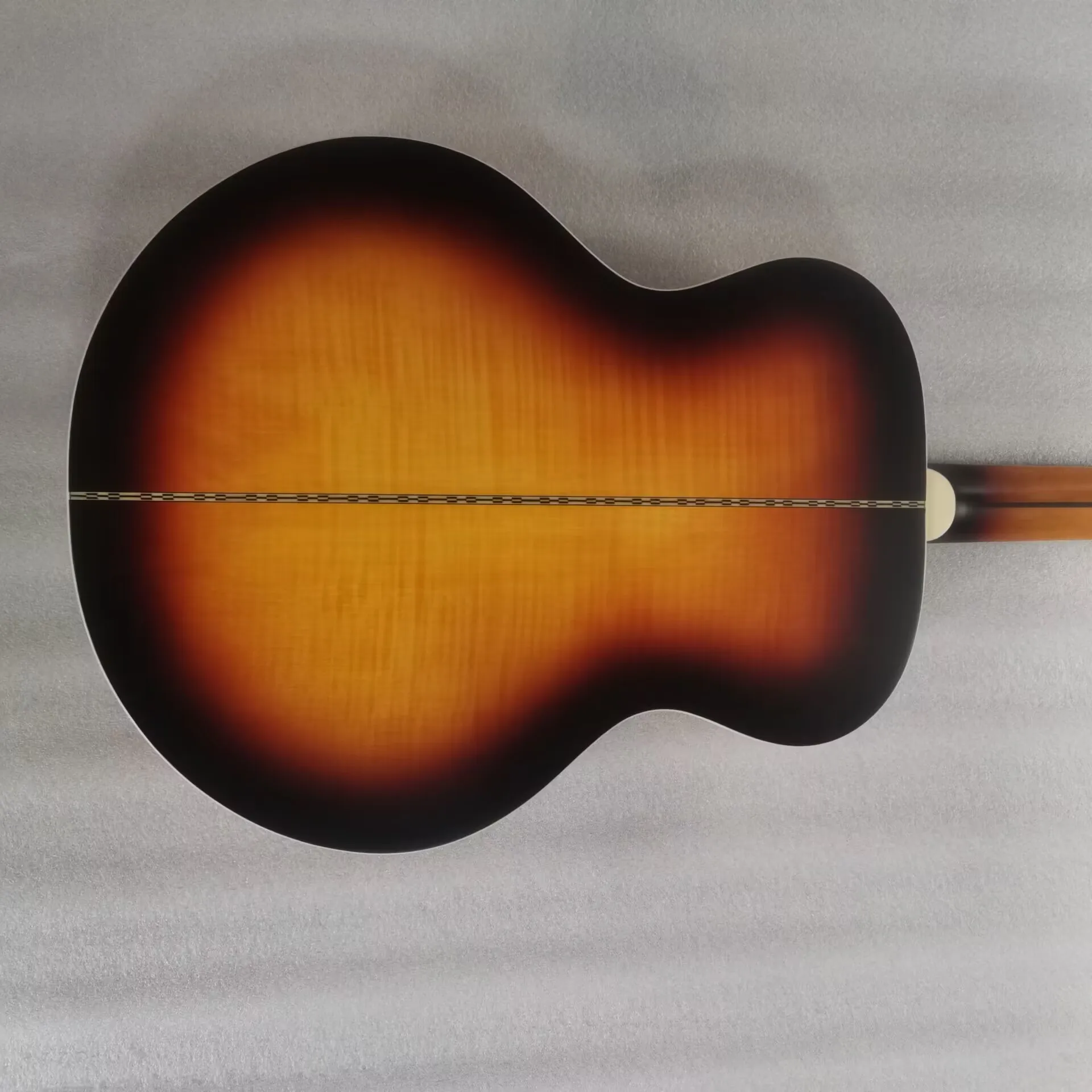 38 inches mini jumbo all solid wood sunburst acoustic guitar satin finish guitar customize logo available