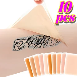 Waterproof Tattoo Sticker Ultra Thin Invisible Cover Flaw Birthmark Scar Temporary Concealing Tape Cover for Any Skin 5/10Pcs