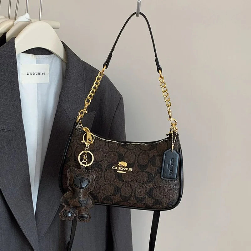 حقيبة كتف نسائية أنيقة مصنوعة من جلد كانيون المطبوع الراقية سان مارينو كاجوال واسعة وناعمة