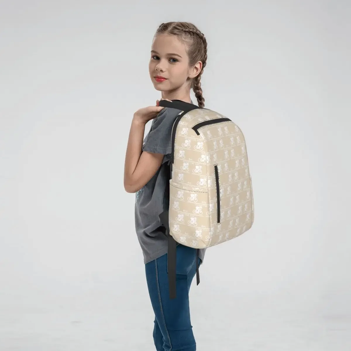 Zwift Close The Gap Backpack Large Capacity Kids BookBag School Bag Shoulder Bags for Men Women