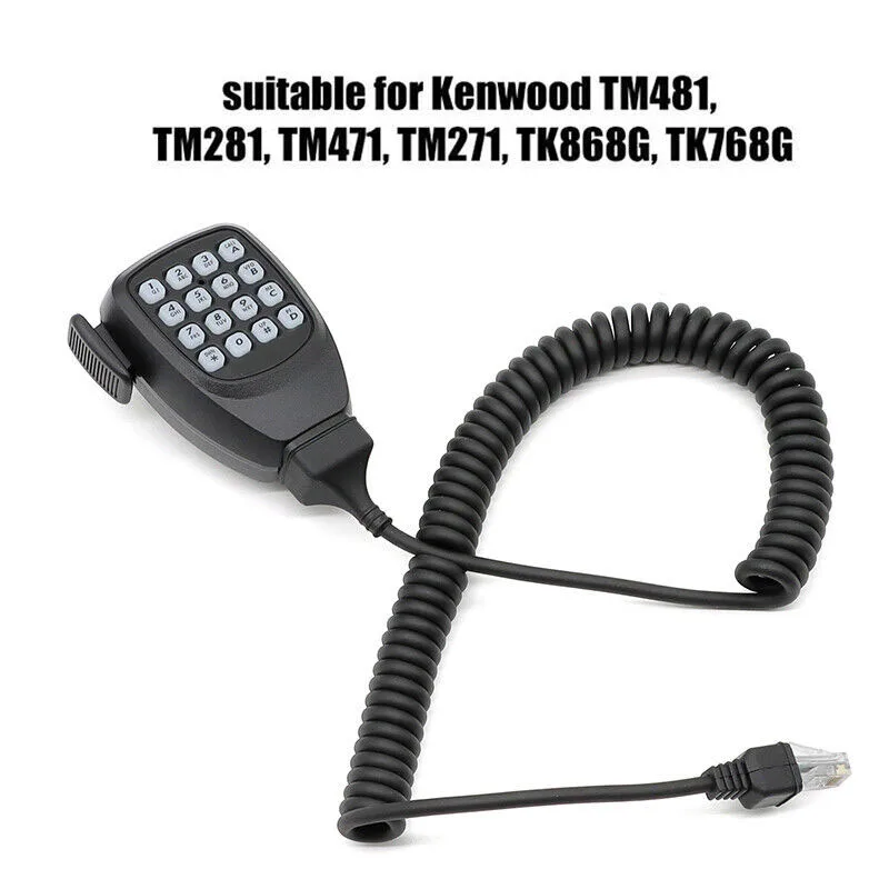 8-pin Speaker Mic for Kenwood TM-271 TM-281 TM-471 TK-868G TK-768G TM-271A TK-980 TK-860 TK-90 KMC-32 Radio Radio