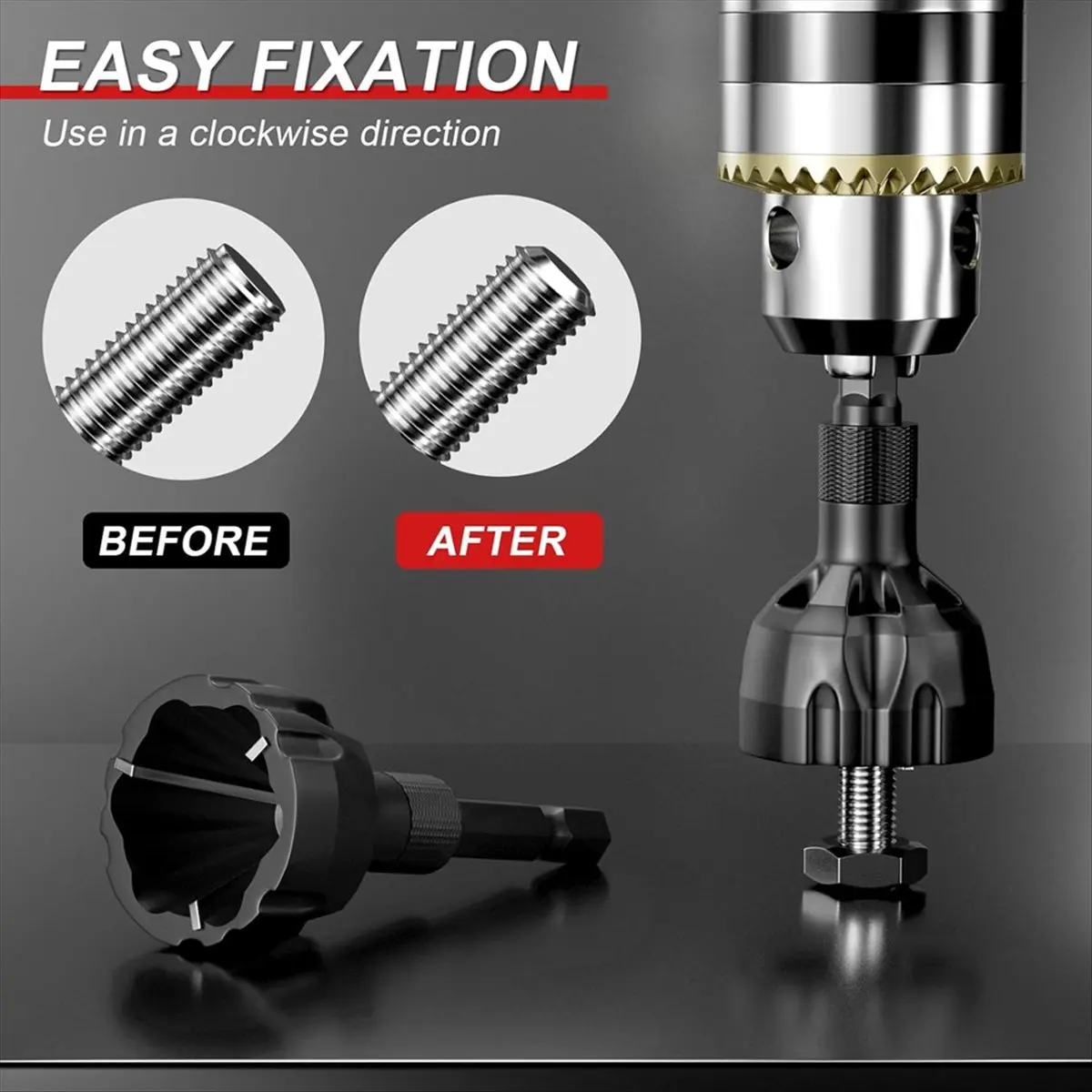 【Limited Offer】2Pack Deburring External Chamfer Tool with Carbide Blades, for Metal,PVC,Wood,- 1/8
