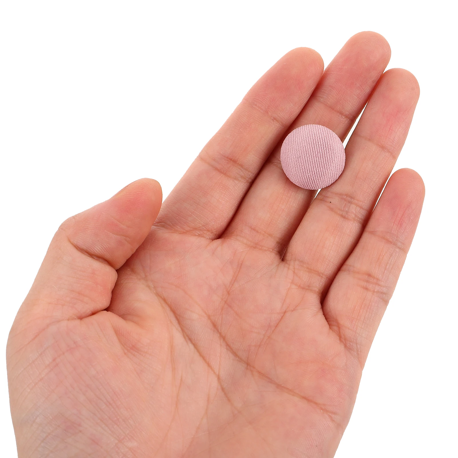 

32Pcs Hat Top Button Snap Kit Baseball Cap Replacement 17Mm Cloth Covered Round Metal Fasteners Repair Supplies