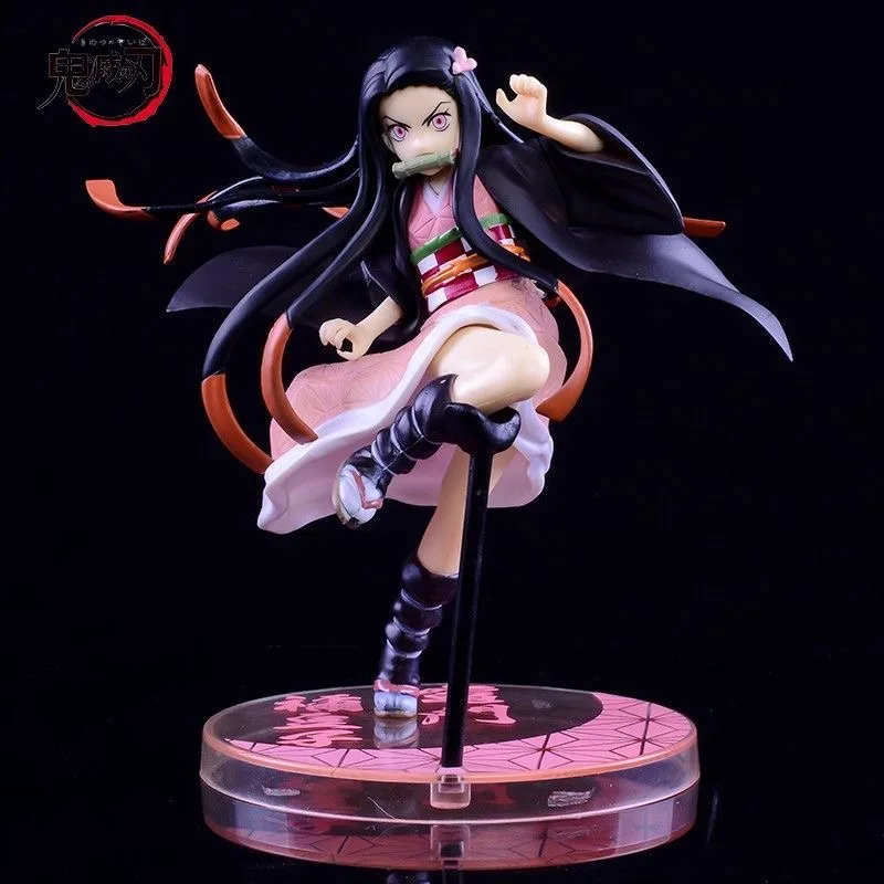 

16.5cm Demon Slayer Nezuko Kamadopvc Doll Collection Model Pvc Toy Desktop Cute Ornament Doll For Kids Surprise Birthday Gifts