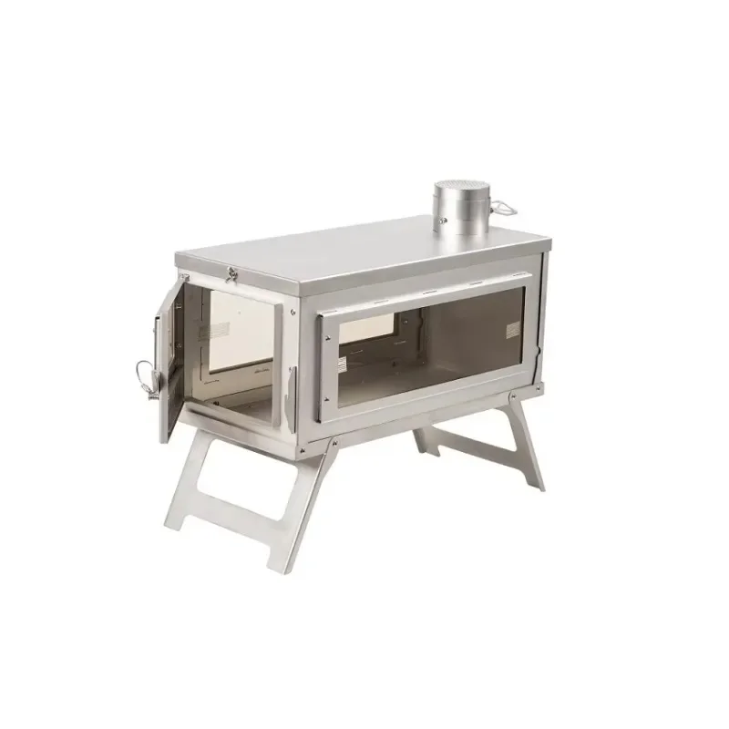 Hiking quite sold tent sauna stove portable wood stoves for tents SS camping wood stove