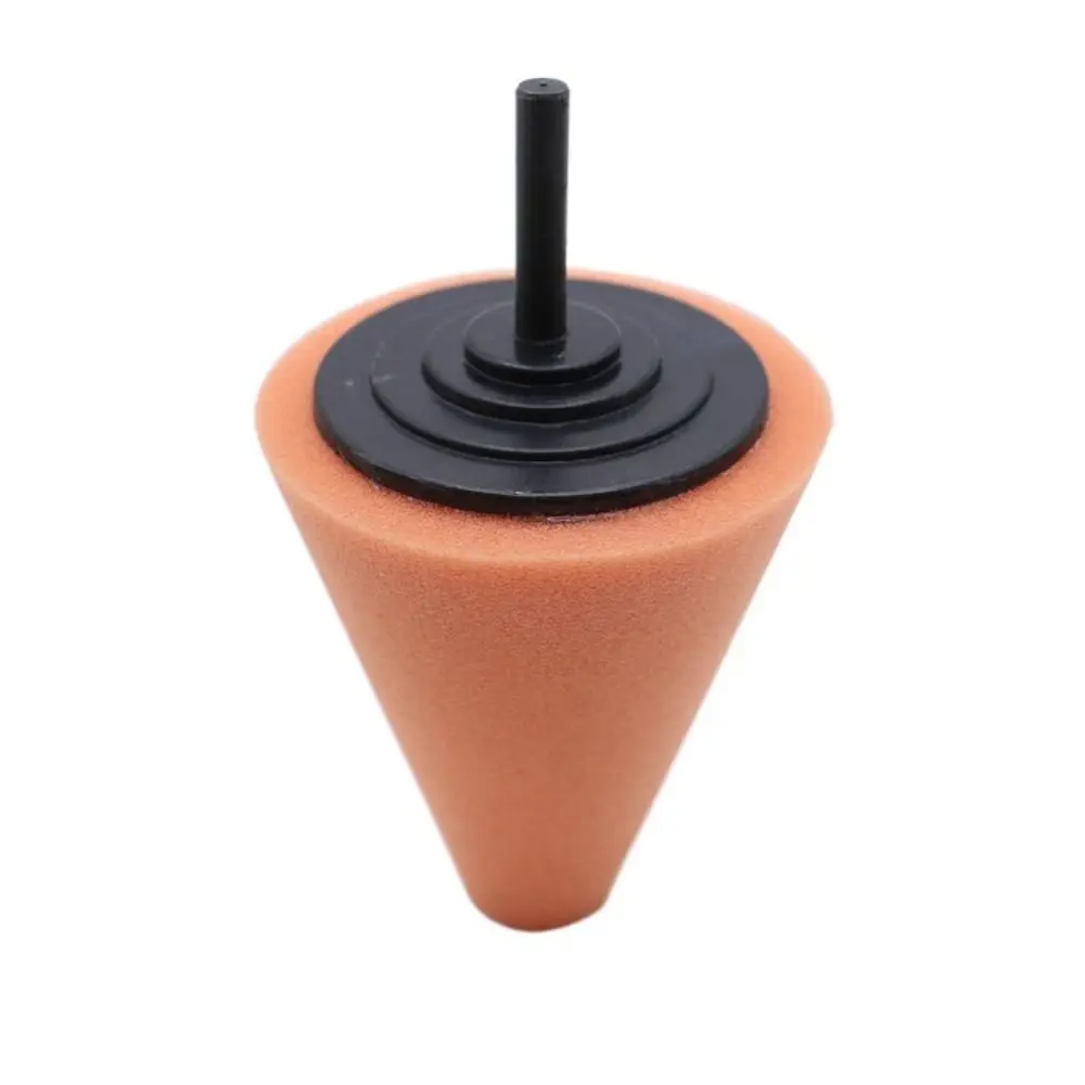 4 PCS Conical Grinding Head Polishing Sponge Car Hub Electric Drill Polishing Kit Car Tires Tool Burnishing Ball Waxing