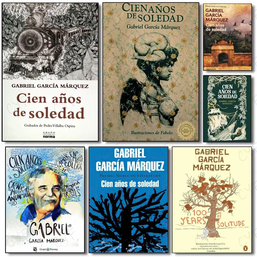 Póster de la novela clásica épica C-Cien Años de Soledad, pintura mural artística para decoración del hogar y regalos