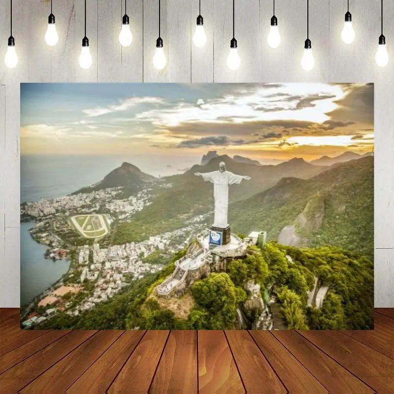 

Brazilian Style Football Kingdom Star Photography Backdrops Background Banner Custom Birthday Backdrop Decoration Photo Samba