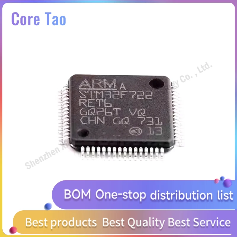 1PCS/LOT  STM32F722RET6 STM32F722 722RET6 QFP64 Microcontroller chips in stock