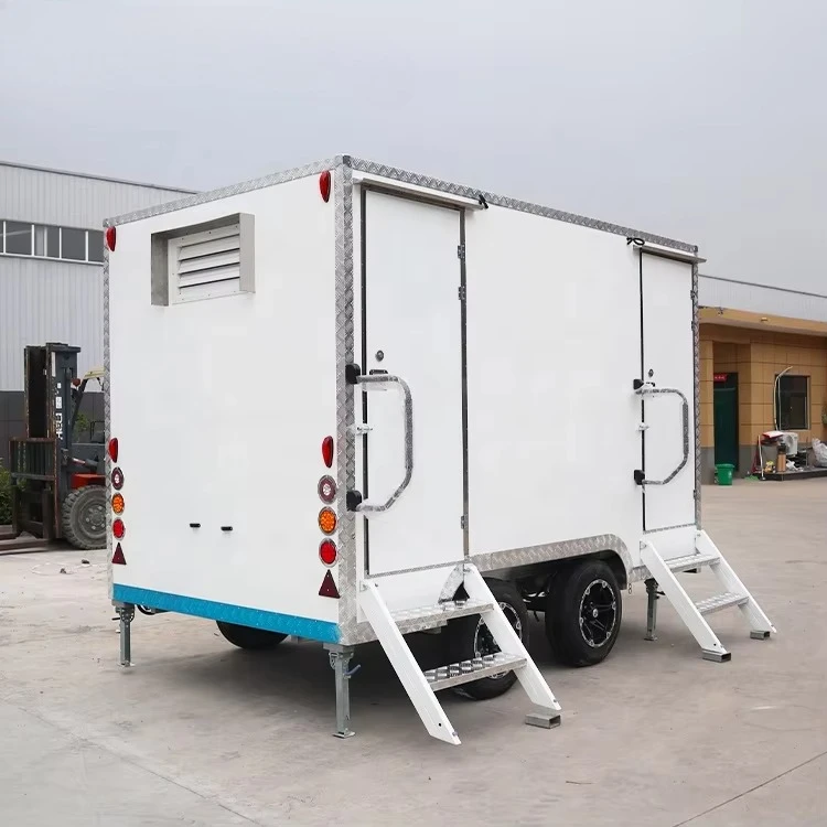 Mobile Toilet Integrated Mold Dry Chemical Toilet Anti-slip Floor Easy Clean Low Maintenance Outdoor Festival Temporary Washroom