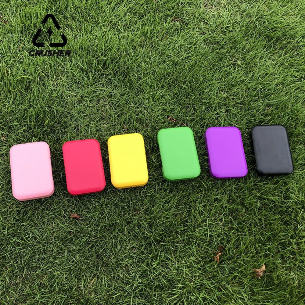 CRUSHER Portable 110mm*75mm Cigarette Case Flip Cover Storage Roll Paper Electric Lighter Tobacco Box Smoking Pipe Accessories