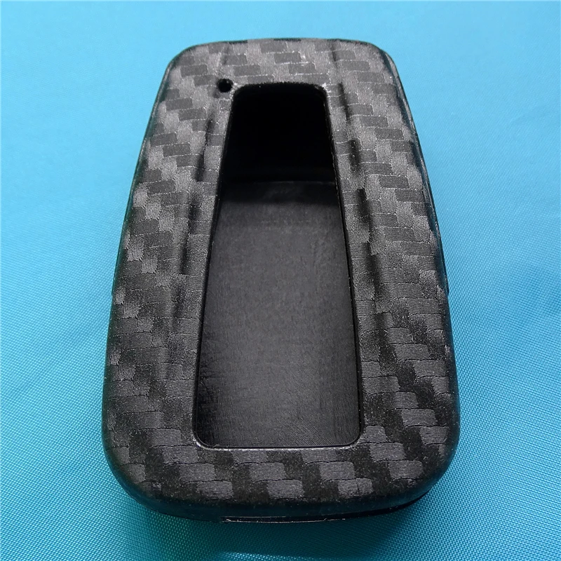 

Carbon Fiber Silicone Remote Key Cover For Toyota CHR C-HR Camry Prius Prado 2016 - 2018 Car Smart Key Case