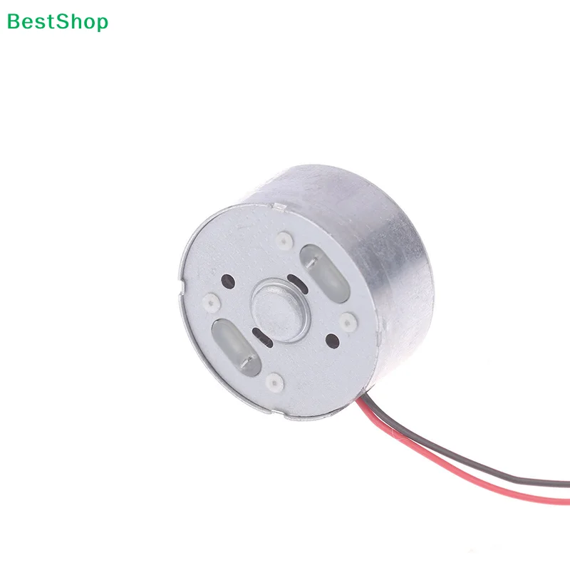 RF-300EA-1D390 DC 1.5V 3V 5V 6V 7250RPM Mini Mute 24mm Round Spindle Motor  Metal Brush Engine DIY Solar Power Toy Model