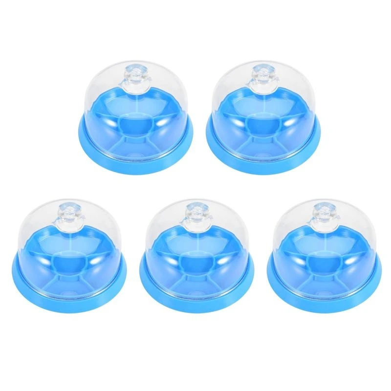 5X 6 Slots Watch Dust Sheet Cover With Tray Watch Movement Repair Tool Jewelry Tools Protector Watchmaker Repair Tool