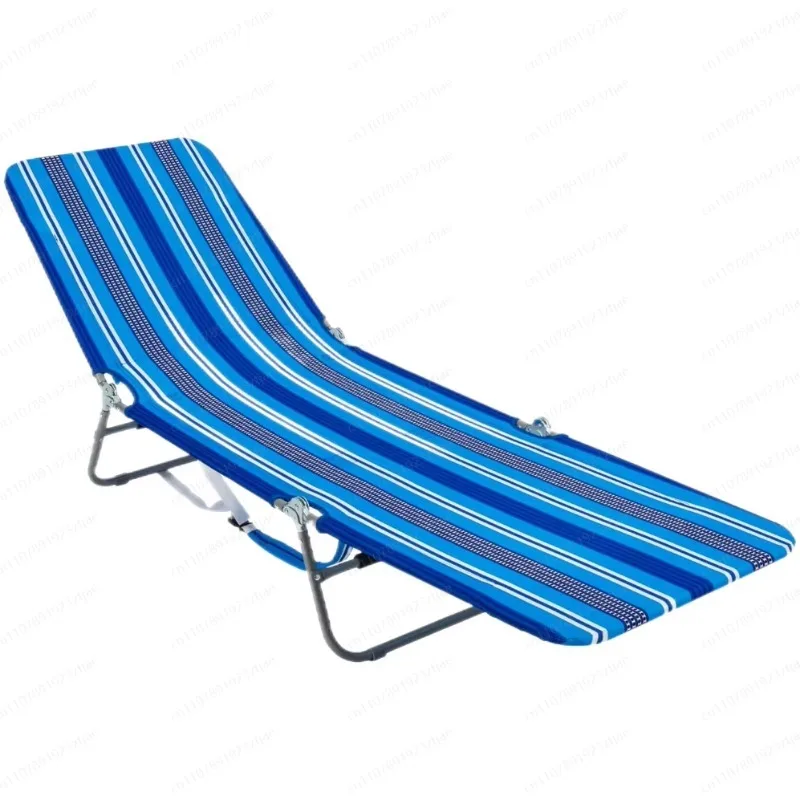 Portable Foldable Oxford Beach Lounge Chair Aluminum Alloy Frame Comfortable Outdoor Furniture Modern Backpack with Storage