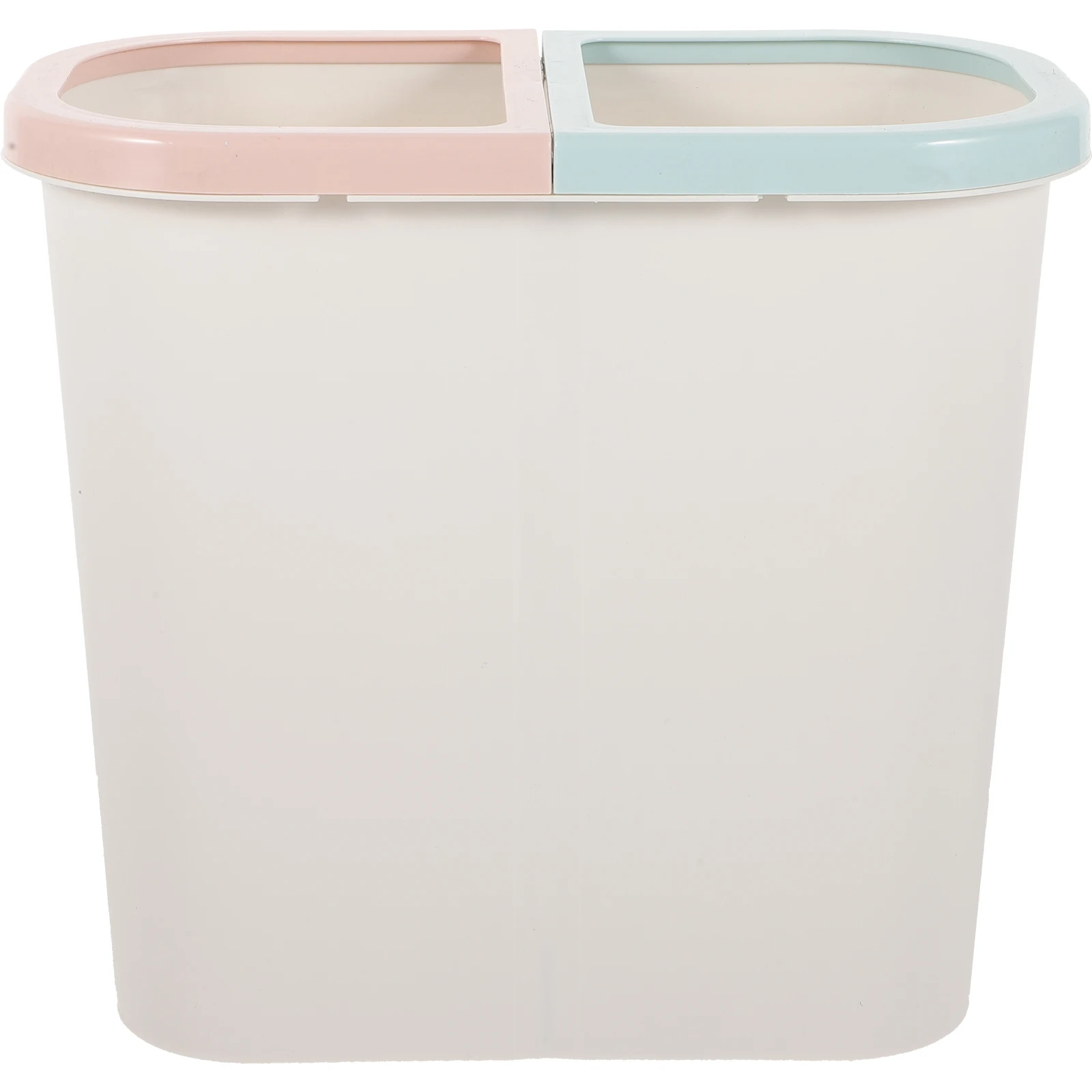 Wet Dry Classification Trash Cans Garbage Recycling Bin Dual Trashcan Home Kitchen Bathroom Space Saving Plastic Big Opening
