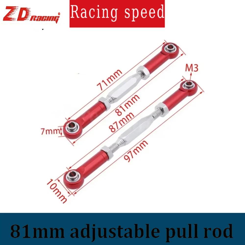 Attache de direction avant en aluminium, 6 pièces, 81mm, nouvelle boucle colorée pour RC E10 1:10 électrique HimPain E10XT E10XTL Katana Truggy, pièces de rechange