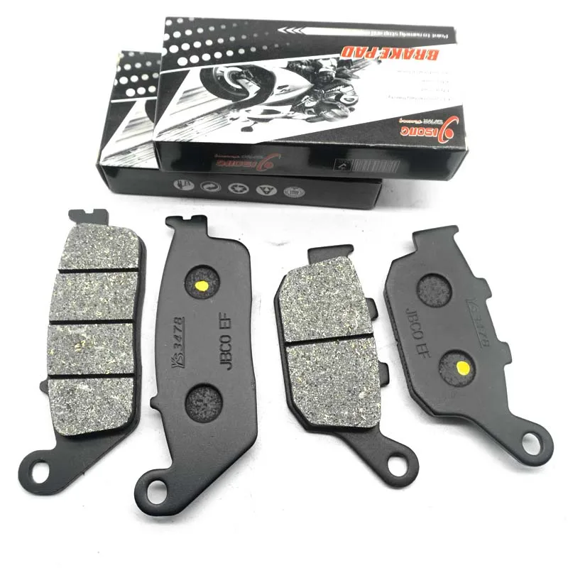 Kit de pastillas de disco de freno delantero y trasero para motocicleta, para HONDA NC700JD NM4 2015 2016 2017 NC700S NC700X NC700XL TypeLD 2012 2013 NC 700