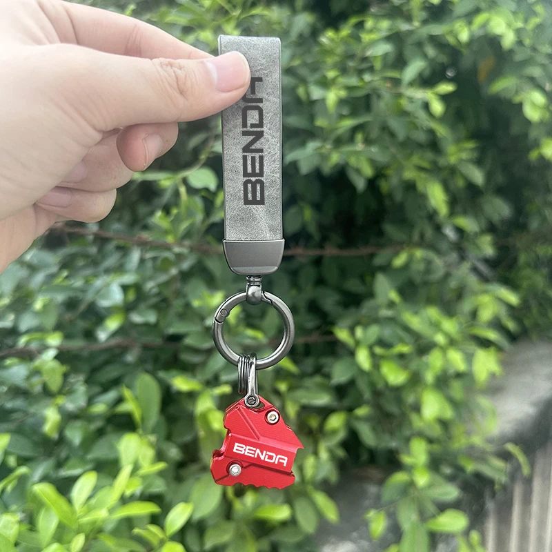 For BENDA Chinchilla 250 450 500 Rock300 LFS700 LFC700 Motorcycle Aluminium Alloy Key Case Protective Cover & Keychain Ring