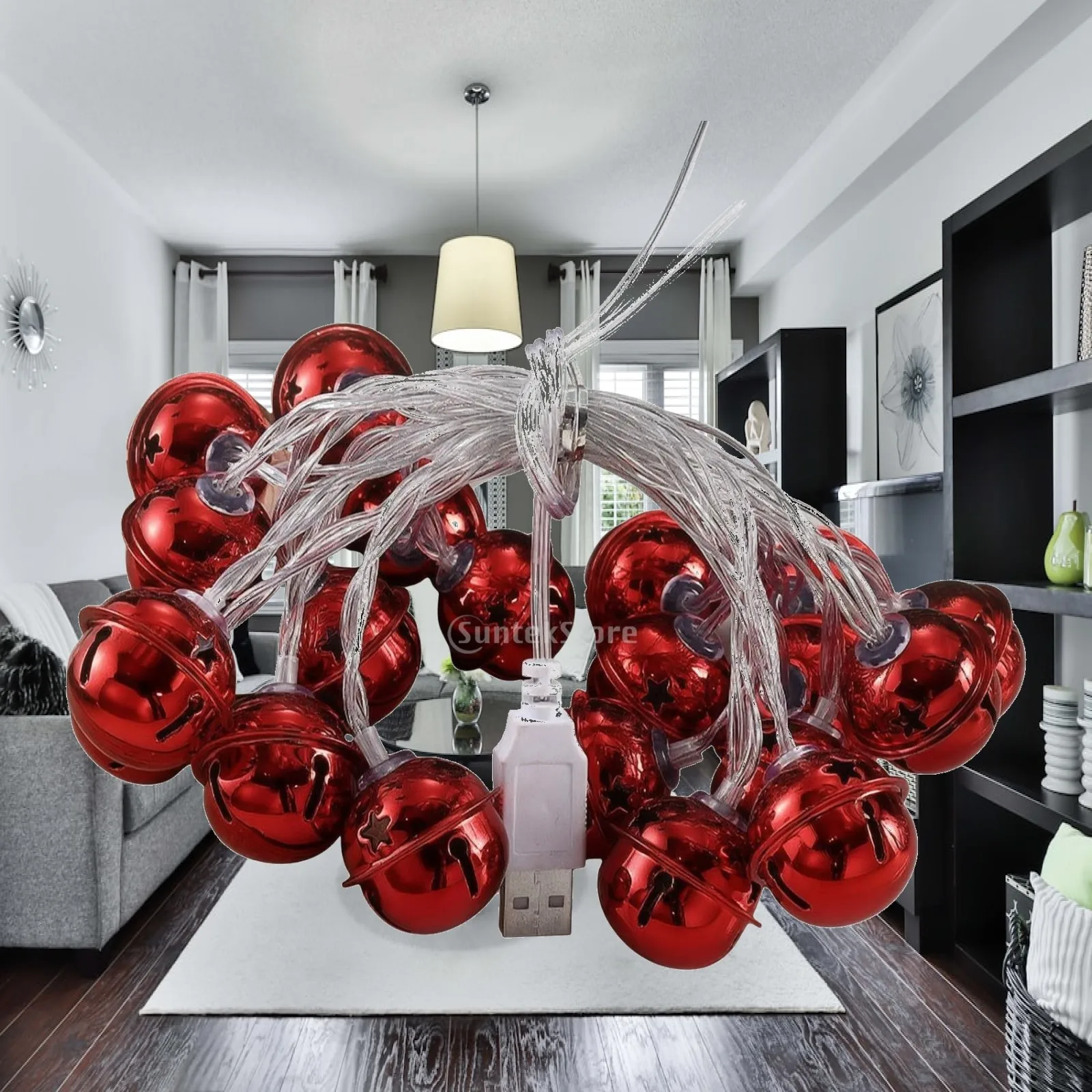 Led Fairy String Lights - Noel Çanı Şerit Işıkları USB LED