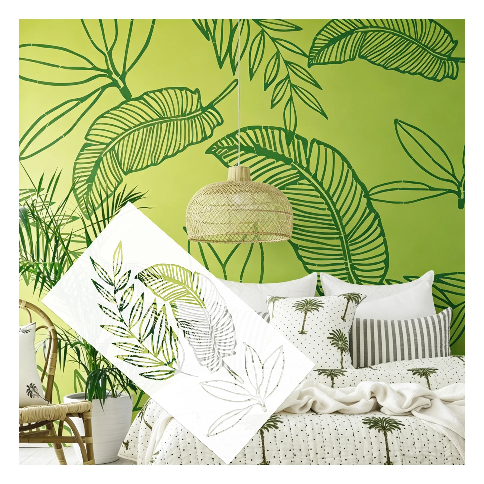 larges-tropical-palm-tree-banana-leaf-line-art-wall-stencil-for-painting-plaster-putty-decorative-reusable-template