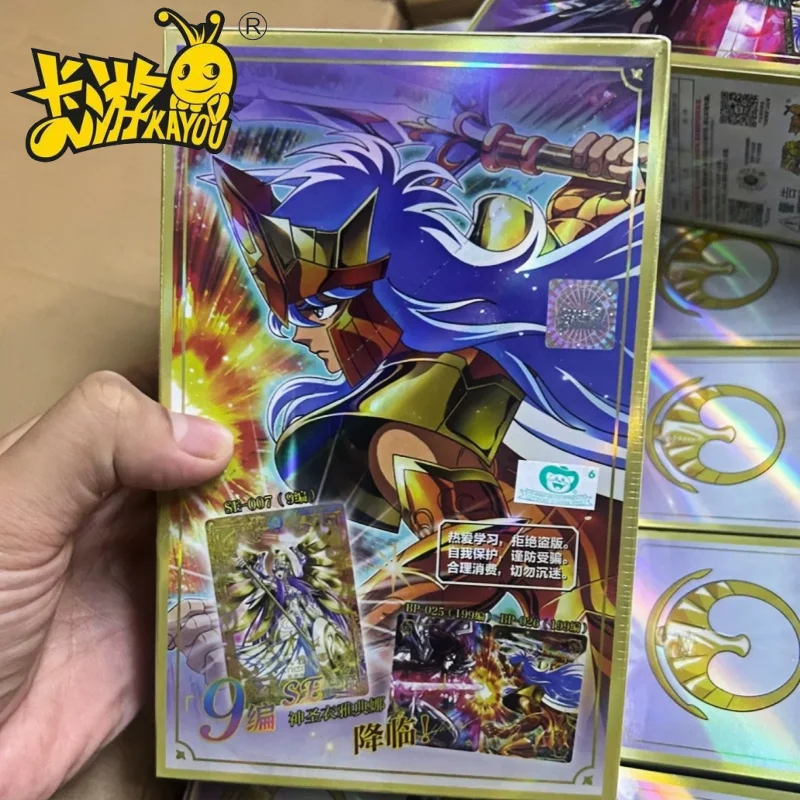 Genuine Kayou Vol.3 Saint Seiya Cards Cloth Awakening Anime Collection Cards Mistery Box Board Game Toy Birthday Gift Toys