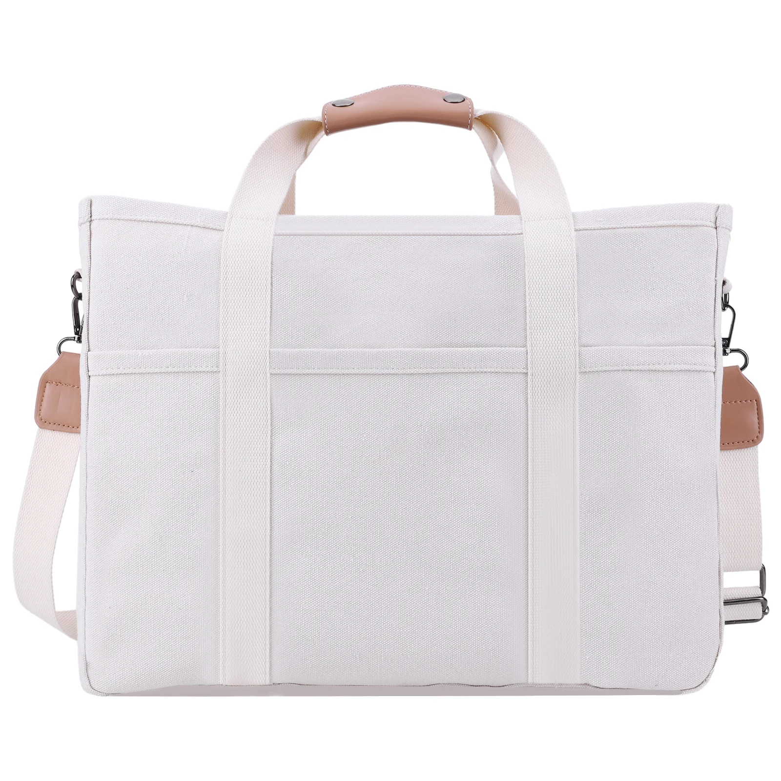 

Women Multi-pocket Casual Bag Soft Canvas Bag Shopping Bag with Adjustable Strap Tote Bag for Shopping Work Daily Use Tote Purse