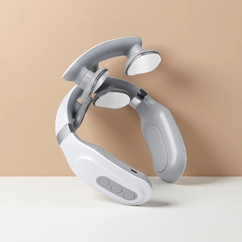 

Массажер для шеи Портативный электрический массажер для разминания глубоких тканей и плеч с подогревом для снятия стресса и расслабления мышц