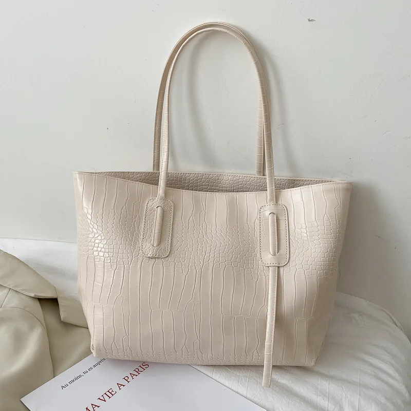 

3 шт. сумки на плечо женские однотонные многофункциональные сумки из искусственной кожи большой емкости разных цветов