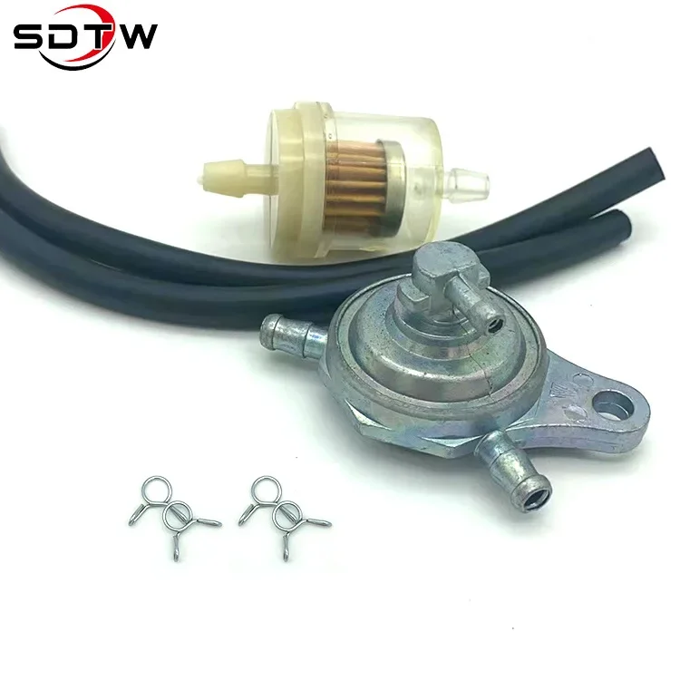 

Fuel Vavle Petcock Shut Off Tank Switch Fits for GY6 Scooter electric scooter beach bike go kart 3 exits