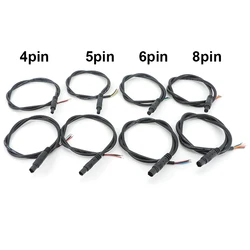 50CM Line Tail Wire 4Pin 5Pin 6Pin 8Pin Jack Male Female Plug Car DVR Camera Extension DIY Power Cable Cord