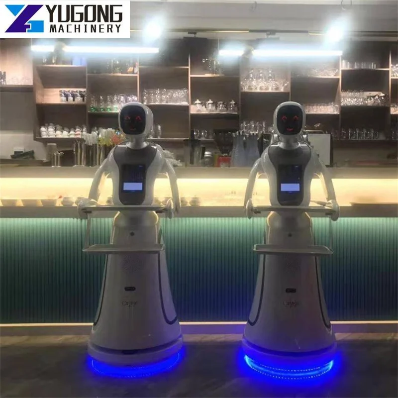 Delivery Robot Restaurant Service Robot For Restaurant Coffee Shop Hotel Waiter Robot Self Driving Robotic Food Delivery Robot