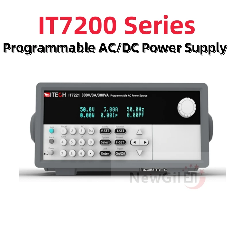 ITECH IT7221 IT7222 300W 600W 300V مصدر طاقة تيار متردد/تيار مستمر قابل للبرمجة