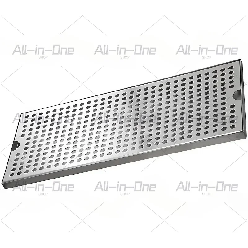 304 Stainless Steel Dripping Tray Leaking Tray Bar Rectangular Water Drain Tray