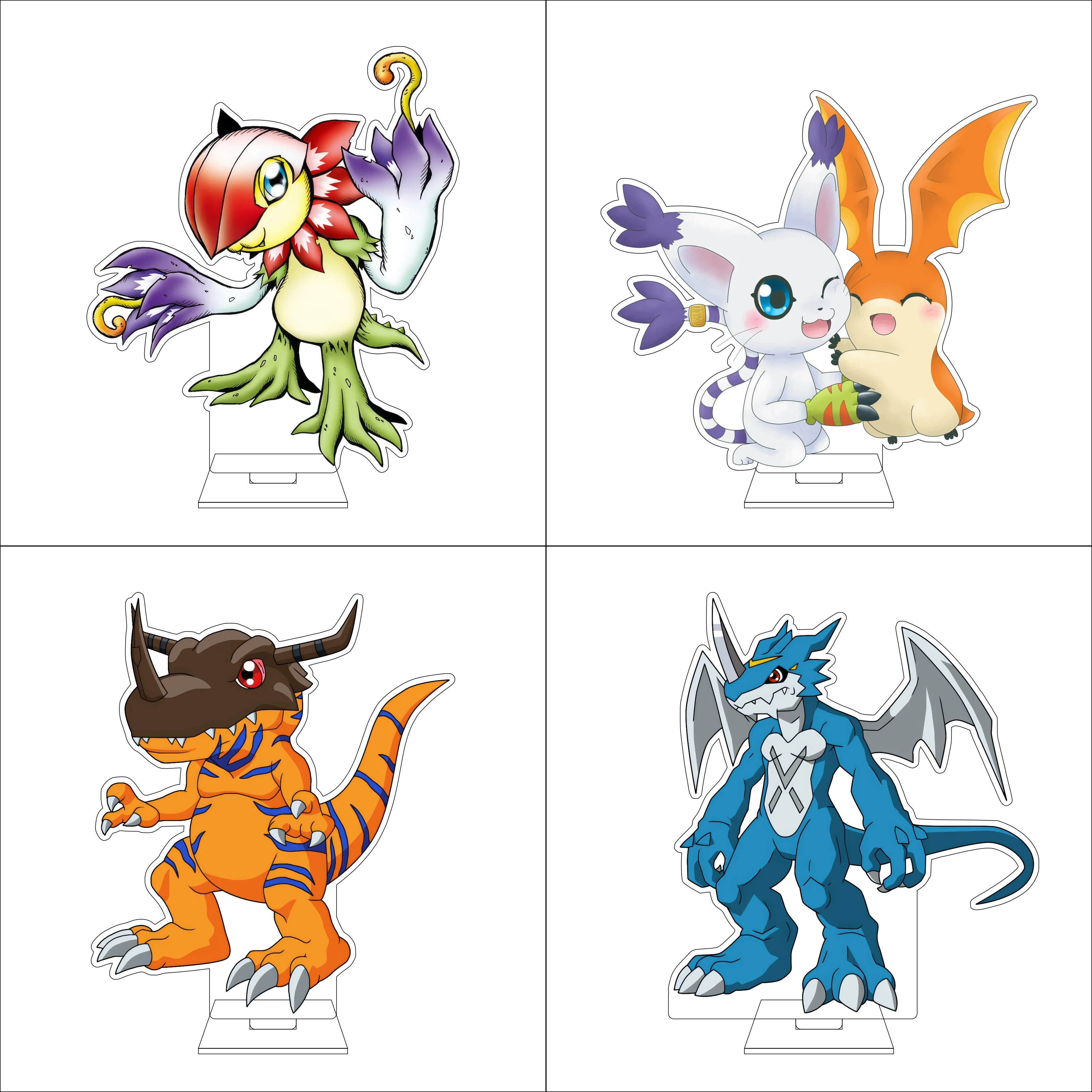 16CM Anime Digimon: Digital Monsters Cosplay Acryl-Figur Ständerplatte Miyako „Yolei“ Inoue Patamon Ornamente Geschenke