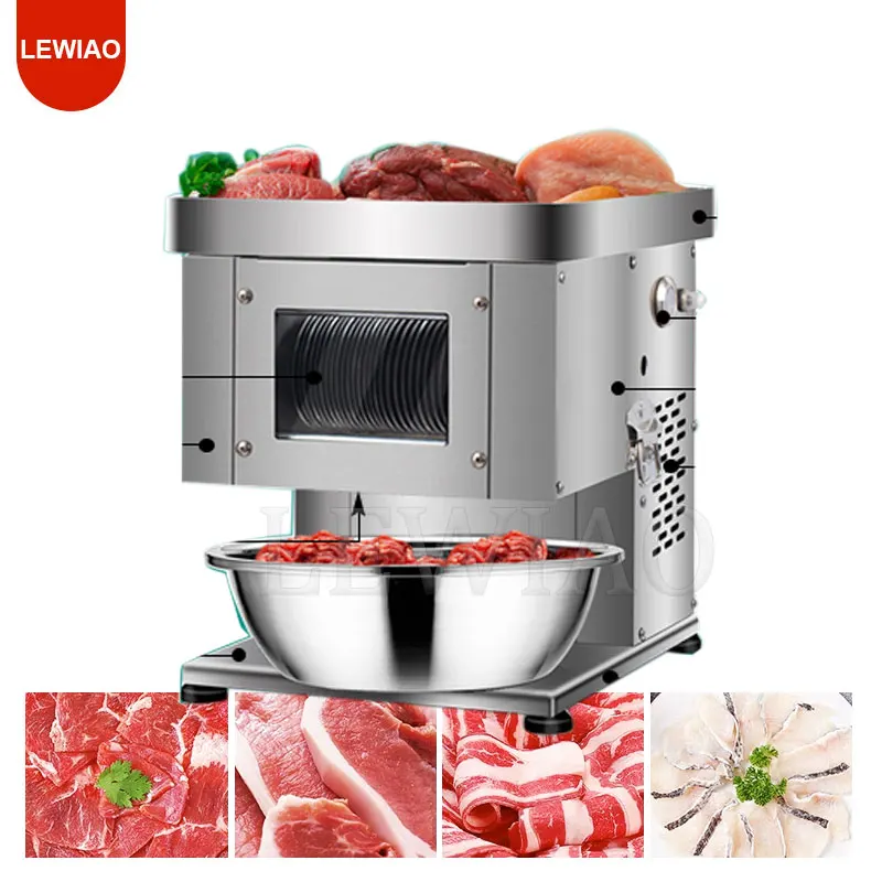 

Meat Slicer Commercial Slicer Household Vegetable Cutting Machine Fully Automatic Electric Meat Cutting Machine