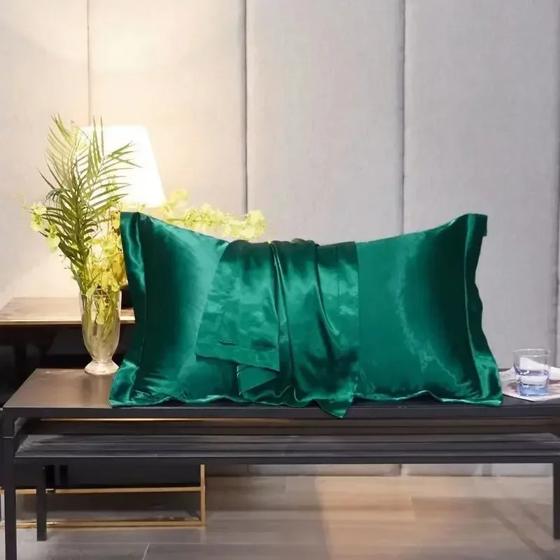 

100% Pure Silk Pillowcase Natural Mulberry Pillowcase - Household Bedding Pillowcase 2pc