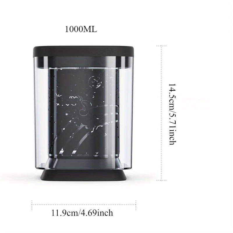 Air humidifier,Large-capacity humidifier, 2 mist modes, with USB night light, colorful and vibrant lights, suitable for living rooms, offices, bedrooms, and classrooms—the perfect holiday gift