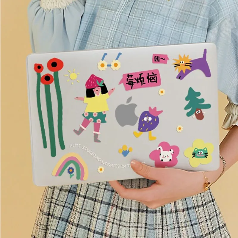 

Cute Laptop Cases For Macbook Pro14 M2 A2779 A2918 Air13.3 Cover M3 M1 2024 Air13.6 A3113 Air15.3 A3114 Pro13.3 Inch Hard Shell