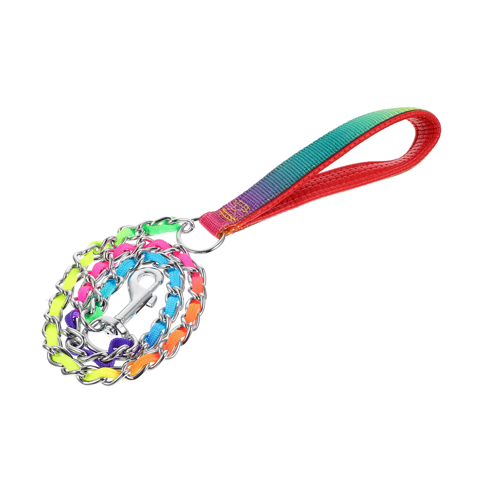 

Anti bite Dog Chain Lightweight Wear resistant Puppy Leash Professional Training Supply Pet Accessory Sturdy Household