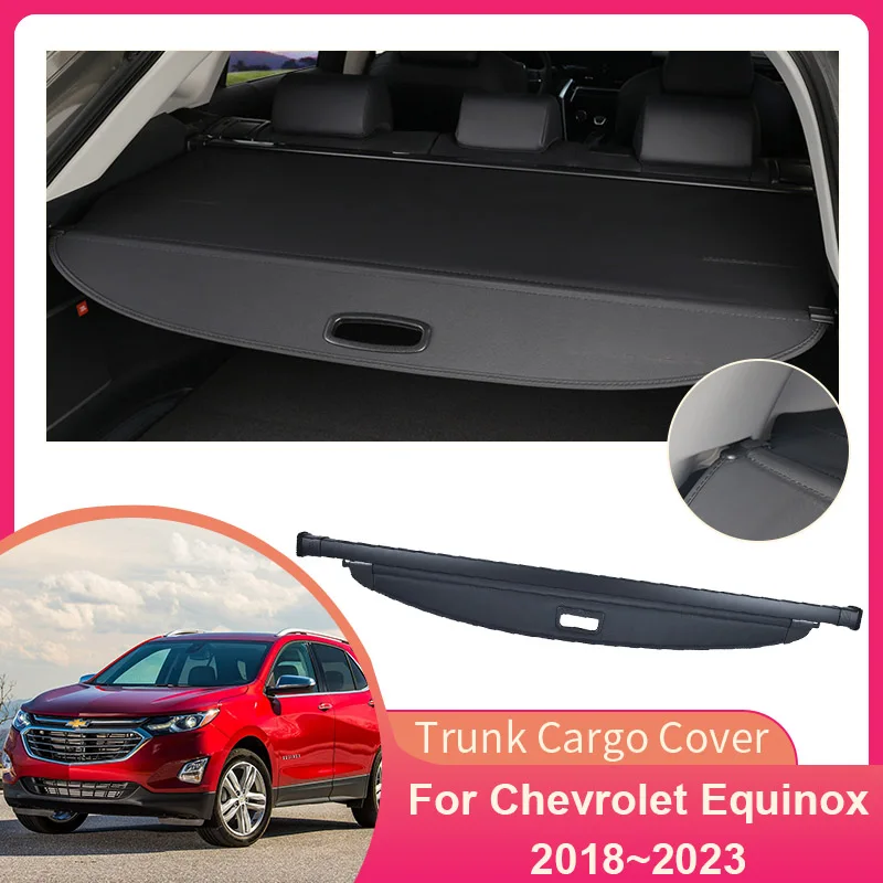 Rear Trunk Cargo Cover for Chevrolet Equinox Holden 2018~2023 Privacy Shield Shade Curtains Security Partition Board Accessories