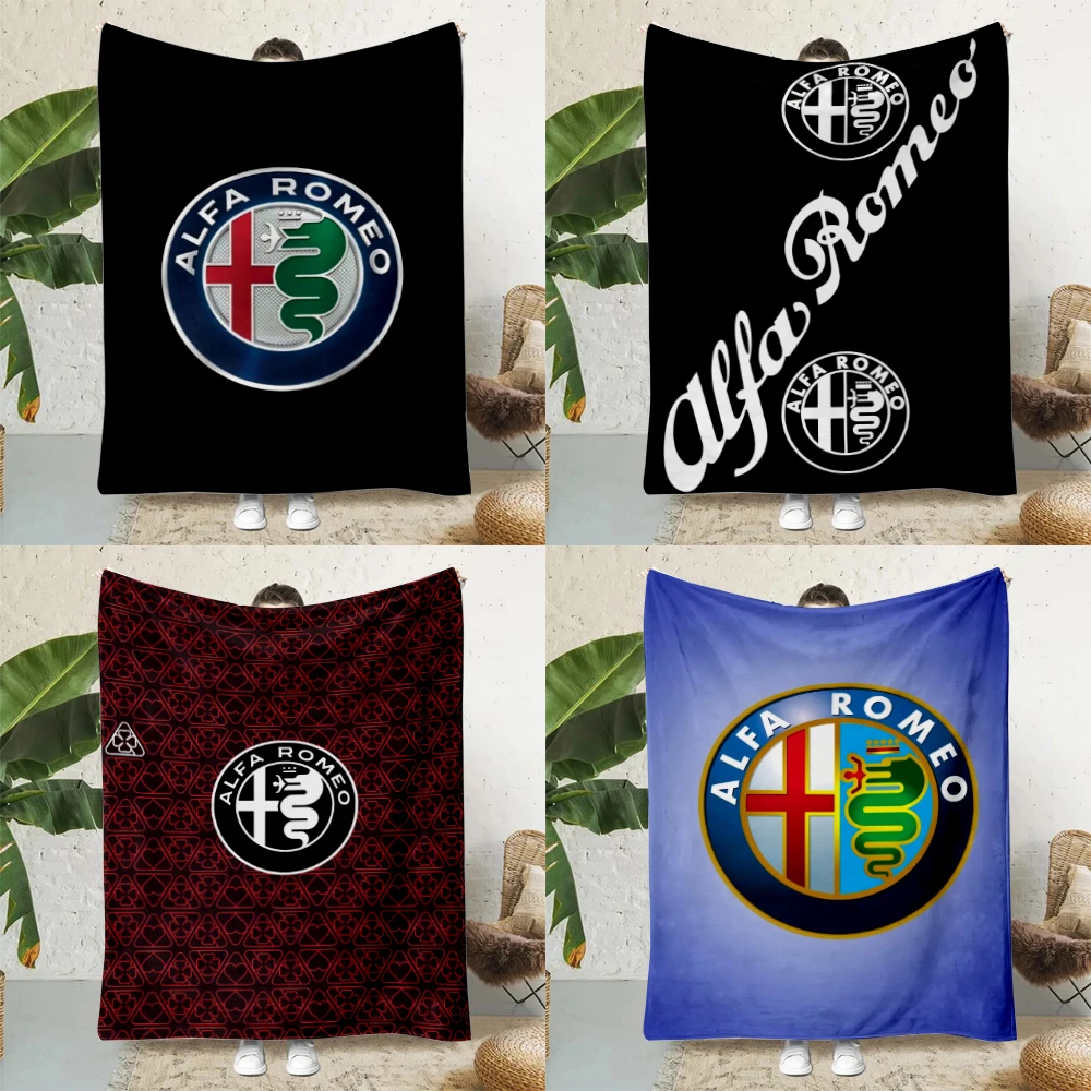 Sports Car Luxury ALFA-ROMEOES Printed Blanket Picnic Blankets Warm Blanket Soft and Comfortable Home Travel Birthday Gift